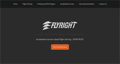 Desktop Screenshot of flyright-aviation.com